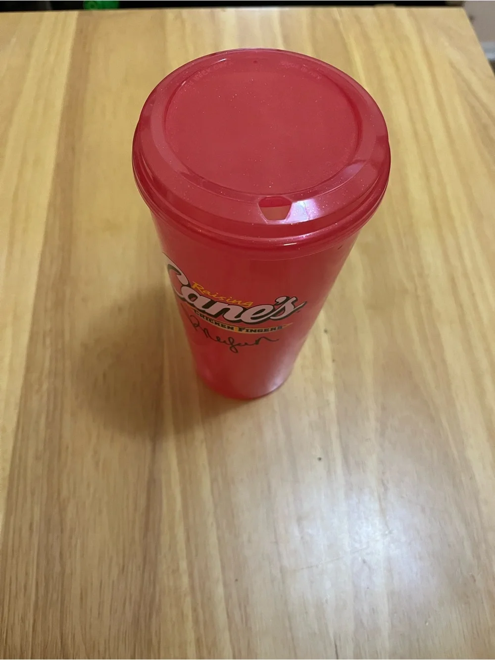 Raising Canes x Megan Moroney 32oz Pink Glitter Cloud 9 Tumbler Cup